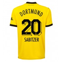 Borussia Dortmund Marcel Sabitzer #20 Replica Home Shirt 2023-24 Short Sleeve